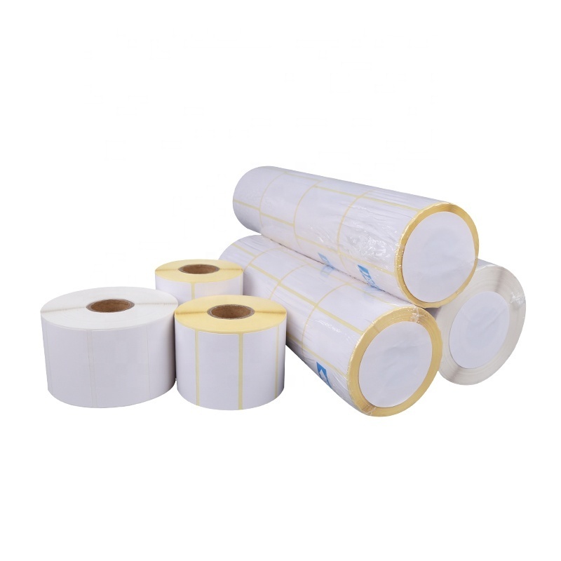 Thermal Adhesive Shipping Labels 2''*1''  Thermal Mailing Address Paper Direct Thermal Barcode Sticker Label Rolls