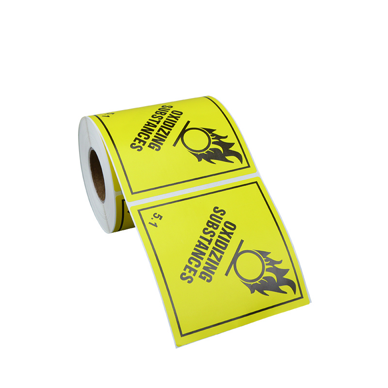 factor direct wholesale logo colour custom thermal continuous labels 80*100 security seal sticker label security