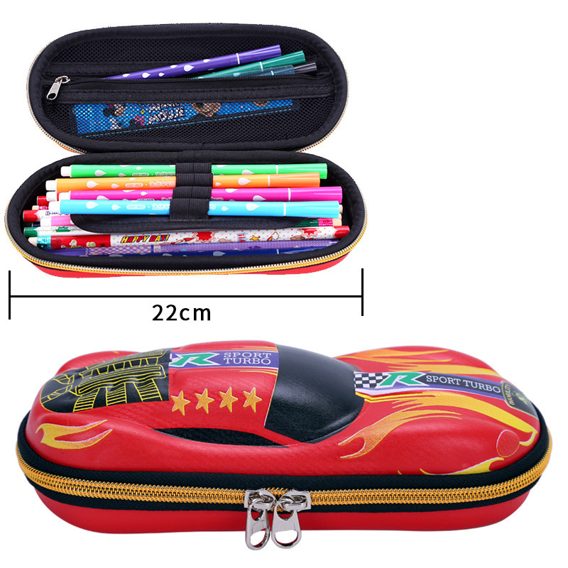 Sports Car Stationery Box 3D Cartoon Pencil Case Multifunctional Pencil Bag