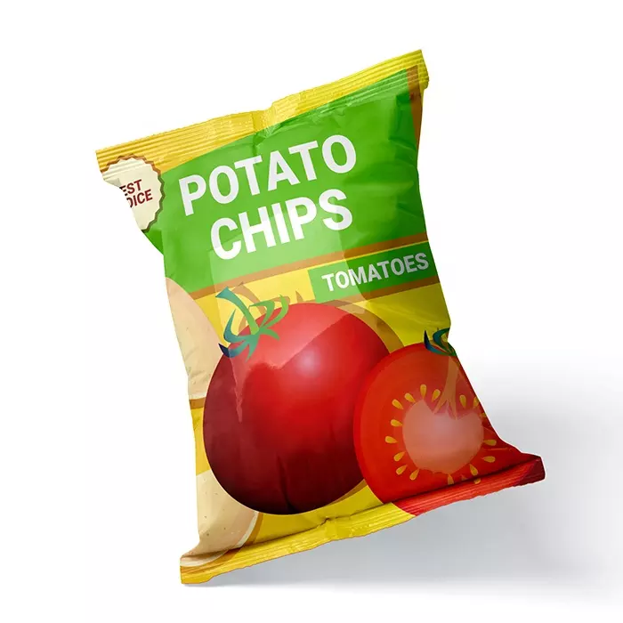 Digital custom printing logo potato chips aluminum foil plastic heat seal food snack banana popcorn corn tortilla packaging bag