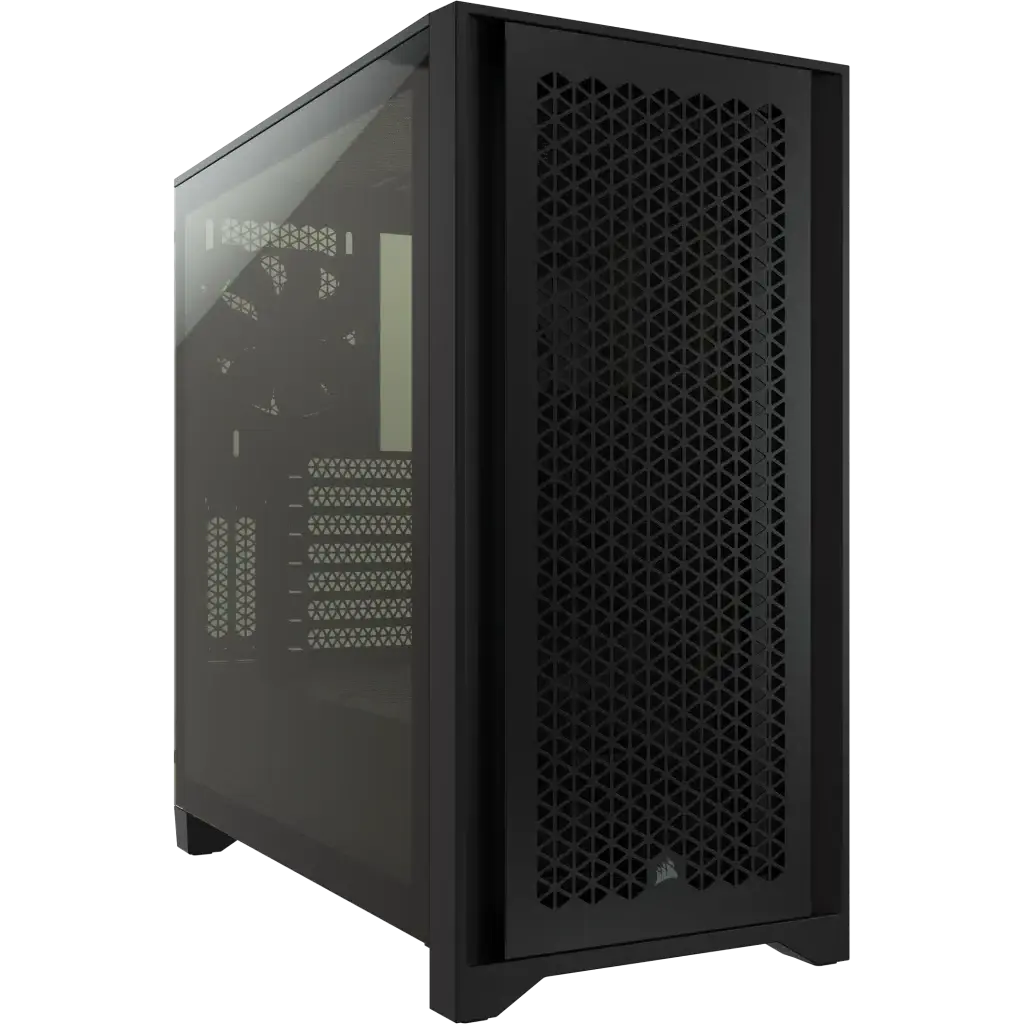 4000D AIRFLOW Tempered Glass Mid-Tower ATX Case  Black/White gaming case