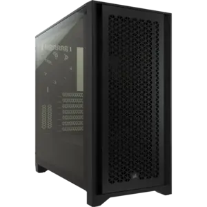 4000D AIRFLOW Tempered Glass Mid-Tower ATX Case  Black/White gaming case