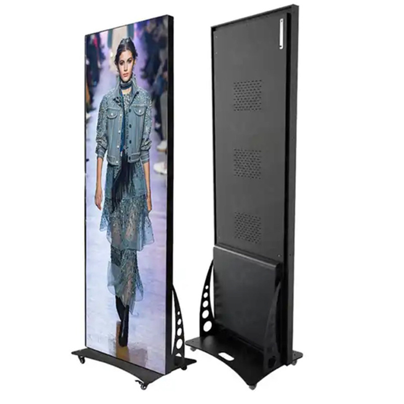 led billboard 4G wifi P2.5 P2 P1.86 P1.5 Digital Video Banner sign Indoor Floor Standing Advertising Led Poster Display Screen