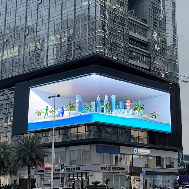 Outdoor Digital Signage and Displays led Naked Eye Advertising display 3d led video wall led display panel