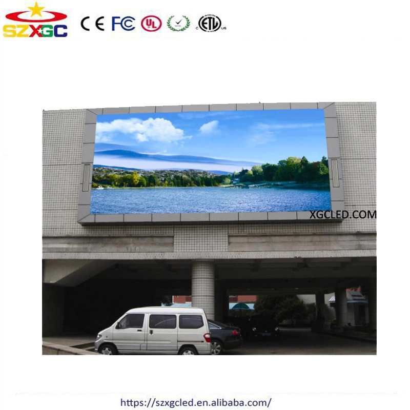 outdoor advertising billboard video wall 32*16 Dot pitch p8 rgb led matrix panel