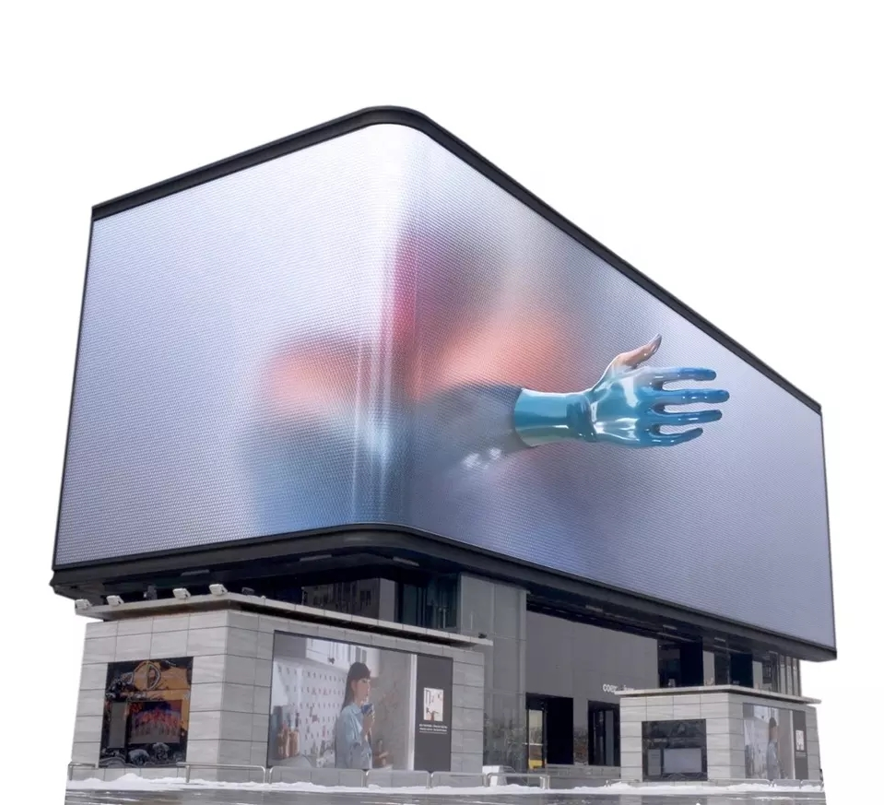 Outdoor Digital Signage and Displays led Naked Eye Advertising display 3d led video wall led display panel