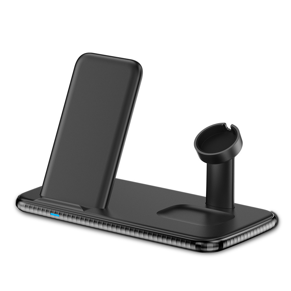 Portable Multifunction 15W Wireless Charger 3 In 1 Qi Phone Stand Fast Foldable Charging Wireless Station