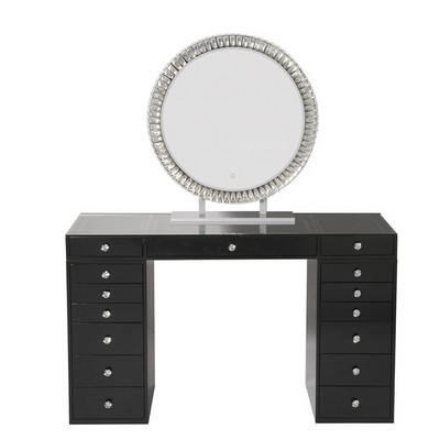 ILUMAY black bedroom nordic vanity mirror dresser dressing table