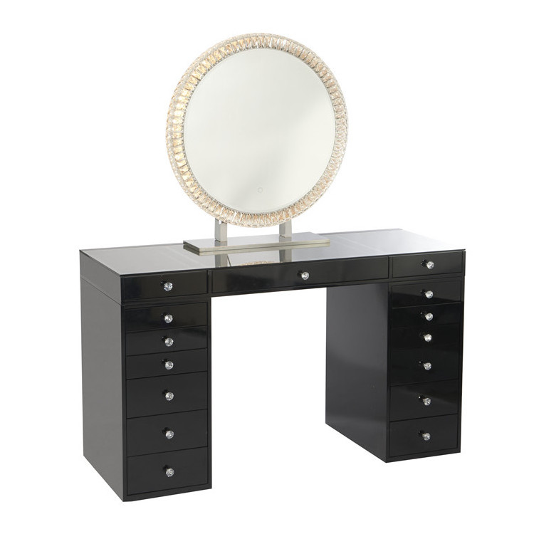 ILUMAY black bedroom nordic vanity mirror dresser dressing table