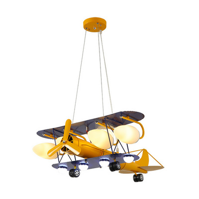 Children Airplane Chandelier Kids Ceiling Lights Astronaut Kids Ceiling Lights