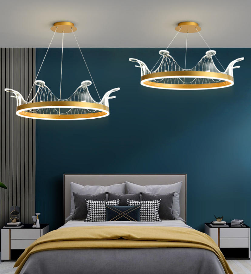 Children Airplane Chandelier Kids Ceiling Lights Astronaut Kids Ceiling Lights