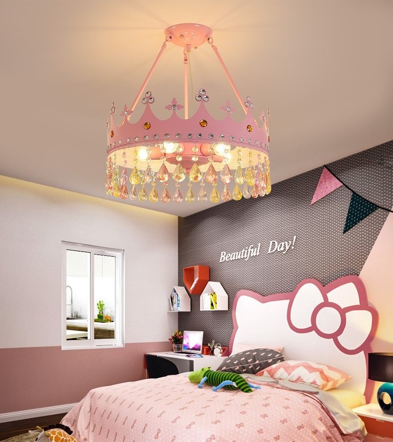 Children Airplane Chandelier Kids Ceiling Lights Astronaut Kids Ceiling Lights