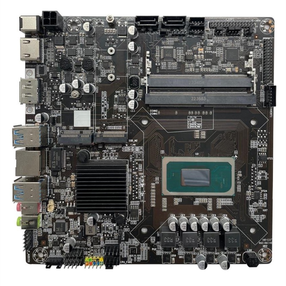 Mini ITX 17x17 cm hm570 motherboard with DP+HD,MI M.2 NVME, NGFF for Core i9 CPU