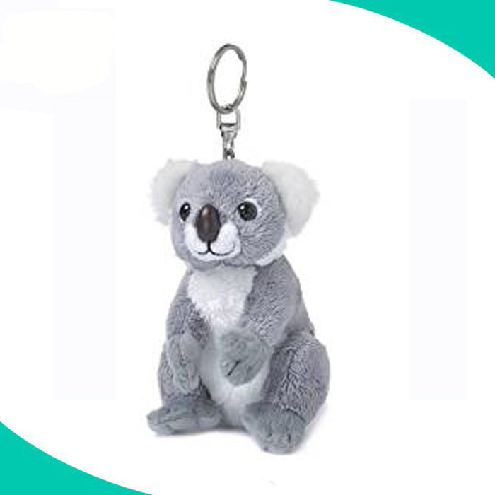 Wholesale custom China 10cm mini koala clip toy stuffed koala bear cute soft koala plush toys