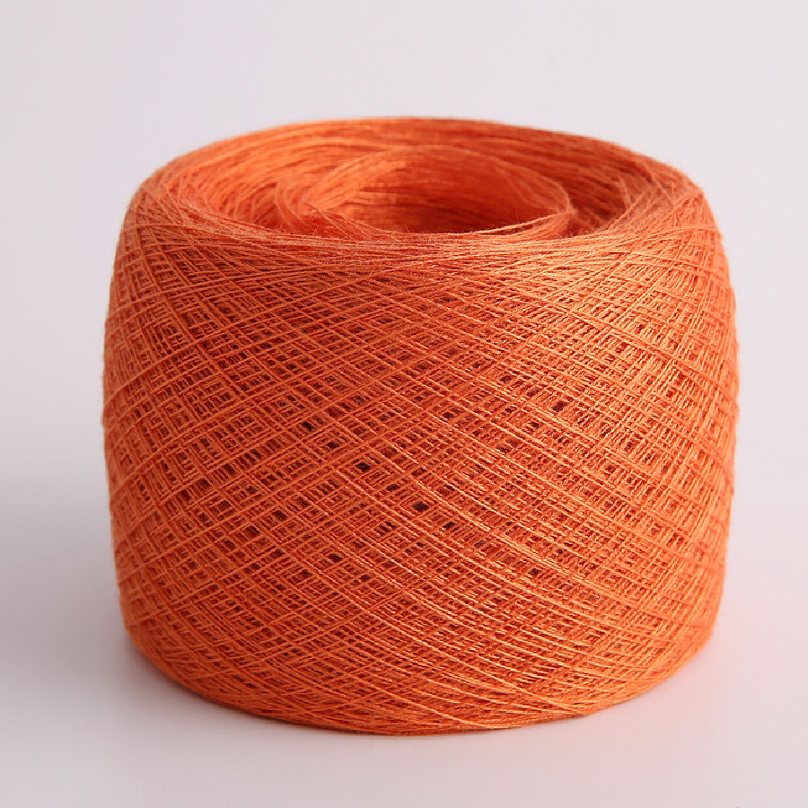 100% Mercerized cotton yarn 30s/2 Factory wholesale multi color high quality cone for machine weaving