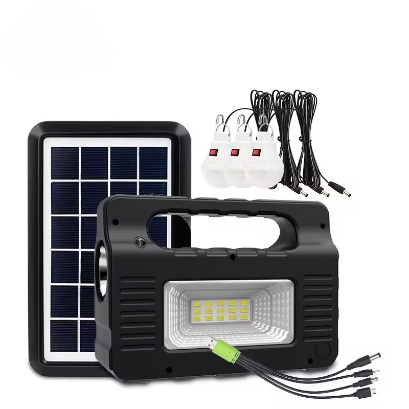 20W 12V DC Solar Fan PAYG 32 Inch Portable Home Solar Lighting Kit Pay as You Go Indoor and Camping Power Stations