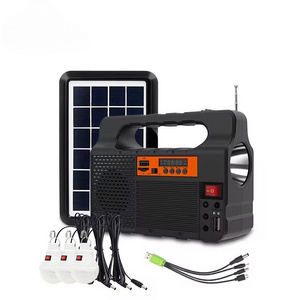 20W 12V DC Solar Fan PAYG 32 Inch Portable Home Solar Lighting Kit Pay as You Go Indoor and Camping Power Stations