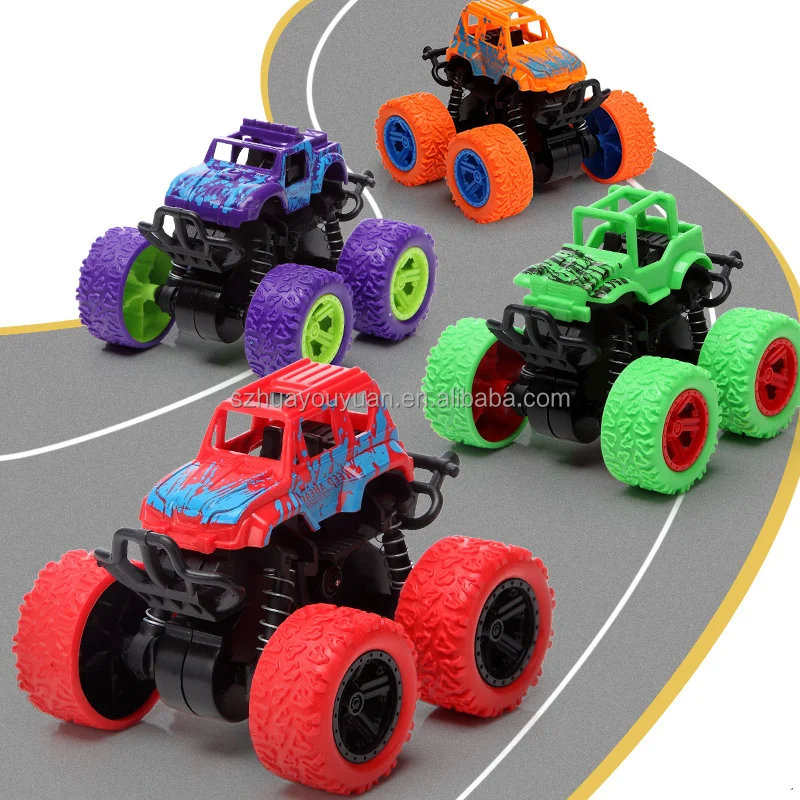 Hot Sale 4wd Four Wheels Small Off Road Vehicle 360 Rotation Toy Trucks Friction Toy For Kids