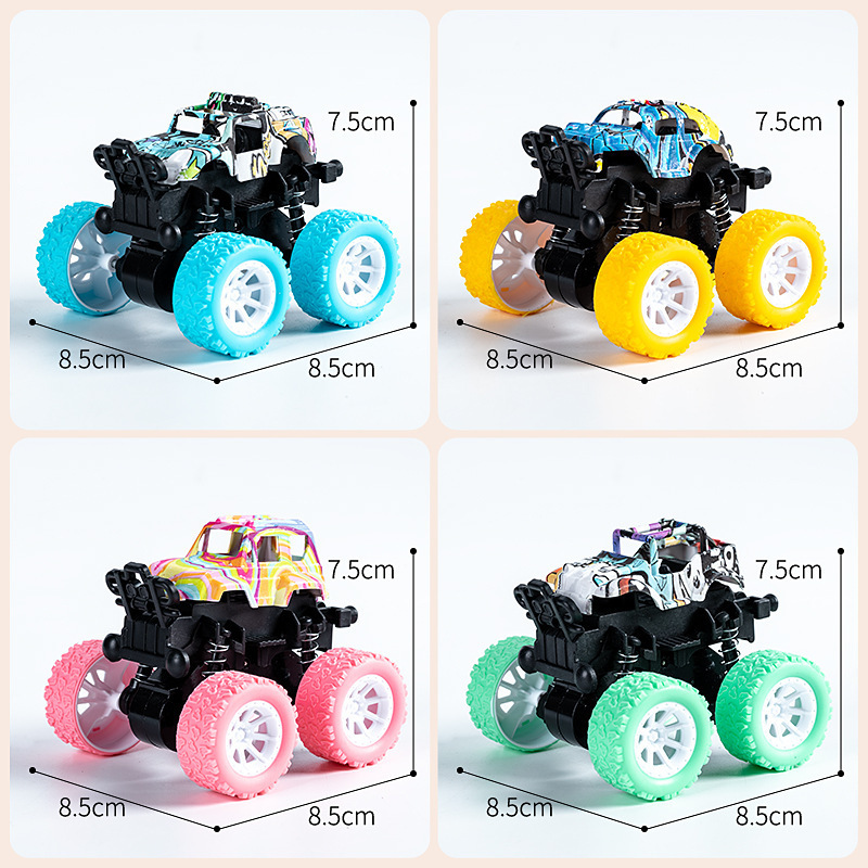 2023 Children's Simulation Crash Resistant Off-road Vehicle Inertia Car Boy Toy Big Wheel 4wd Vehicle Hot Sale