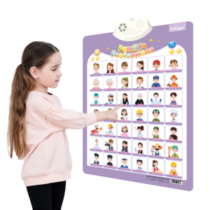 French Alphabets Talking Poster Early Education Electronic Interactive Spanish Arabic English Bilingual Learning Charts