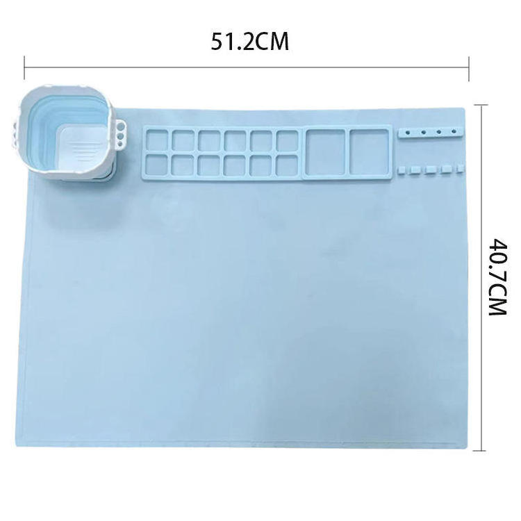 Education Silicone Drawing Mat Art,Craft Mats,Silicone Painting Mat With Cup