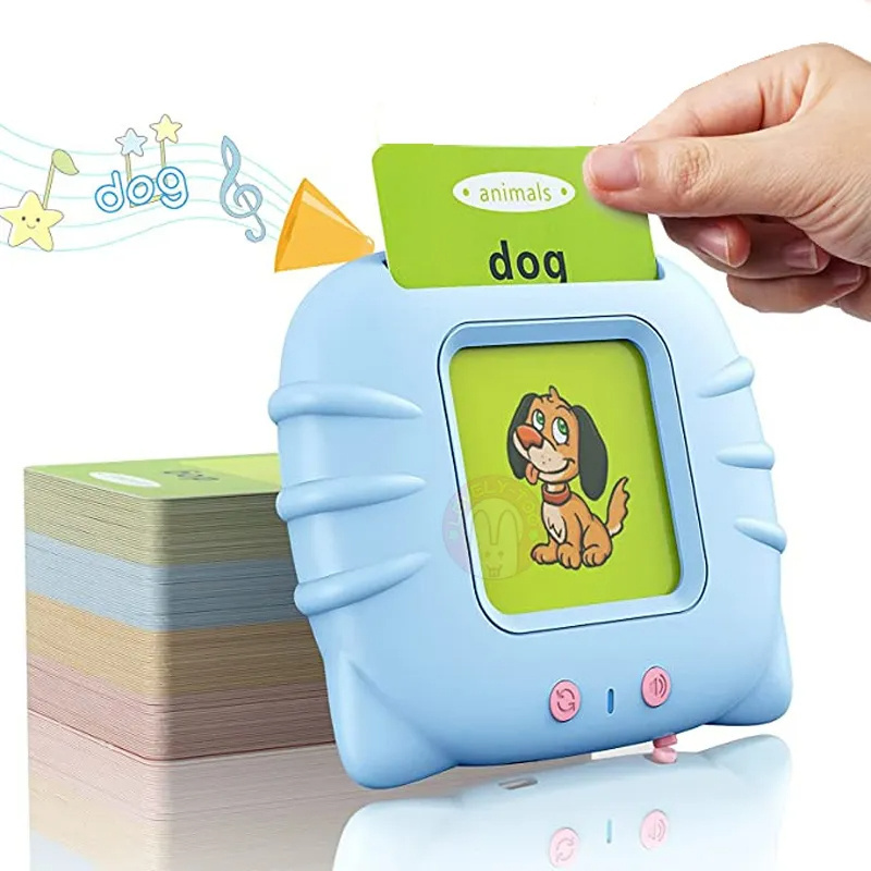 Multiple-language Learning Cards Device Talking Flash Card Machine Children English Arabic French German  Thai Educational Toy