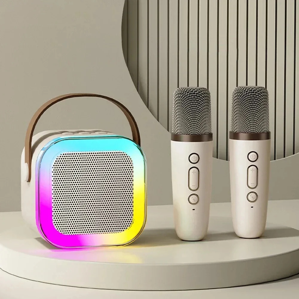 K12 Speaker High-end Bluetooth Audio Small Home Ktv Karaoke Microphone Professional Children's Singing Bluetooth Speaker Column