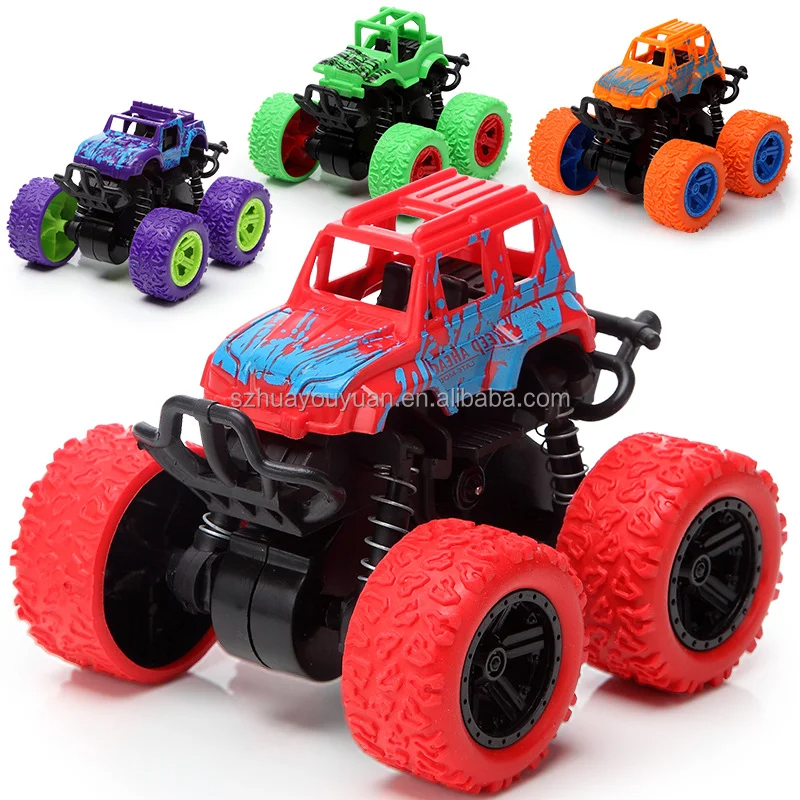 Hot Sale 4wd Four Wheels Small Off Road Vehicle 360 Rotation Toy Trucks Friction Toy For Kids