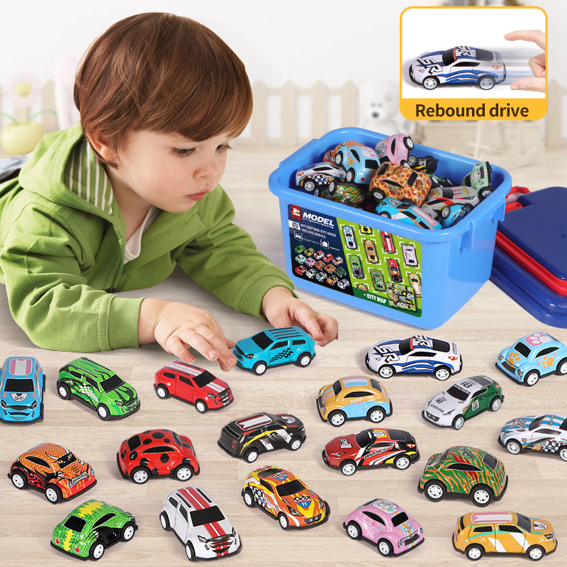 Hot Selling Mini Sliding Alloy Suv Sports Car Fire Truck Police Car Diecast Toy For Boy Toddlers' Birthday Gift