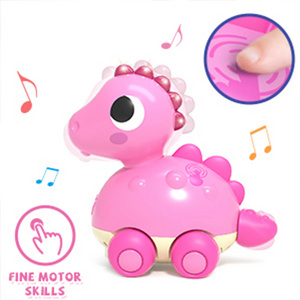 Baby Crawling Walking Dinosaur Toys Baby Sensory Sound Toys Toddler Birthday With Musical Light Toy For Boys And Girls