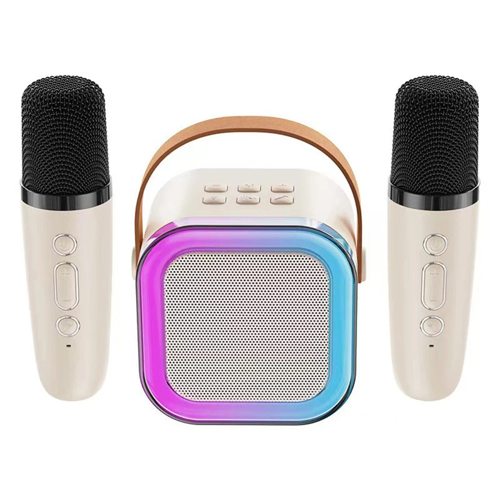 K12 Speaker High-end Bluetooth Audio Small Home Ktv Karaoke Microphone Professional Children's Singing Bluetooth Speaker Column