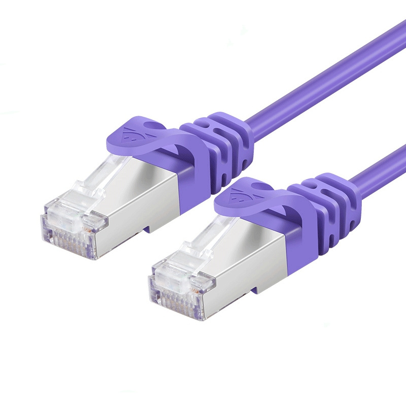 10-Gigabit High-Speed Oxygen-Free Copper 8-Core Shielded Cat7 Network Cable Industrial RJ45 Cat7 Ethernet Cable