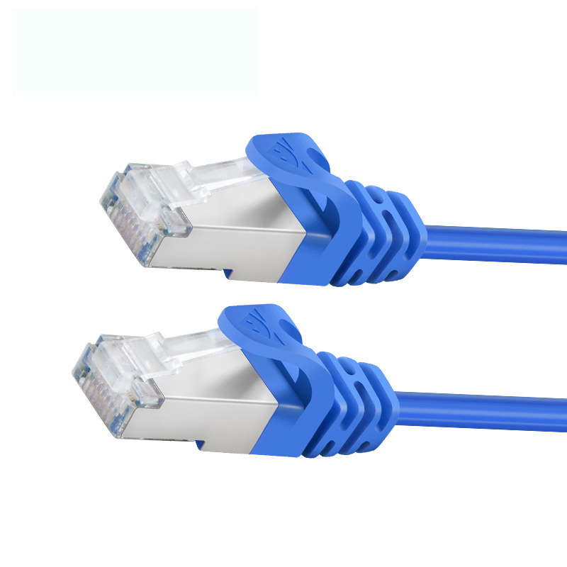 10-Gigabit High-Speed Oxygen-Free Copper 8-Core Shielded Cat7 Network Cable Industrial RJ45 Cat7 Ethernet Cable