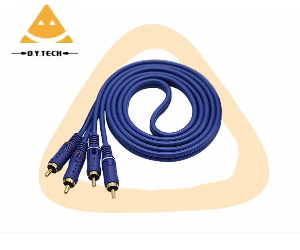 RCA to RCA AV Audio Cable Male to Male Connector audio Cable for TV,Car, computer,DVD,multimedia,etc 2rca audio cable