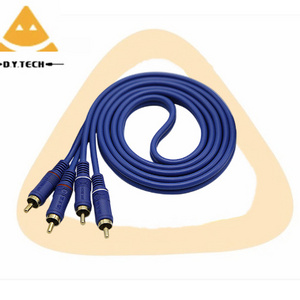 RCA to RCA AV Audio Cable Male to Male Connector audio Cable for TV,Car, computer,DVD,multimedia,etc 2rca audio cable