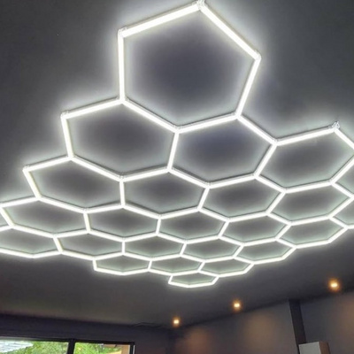 Best Selling Living Room Ceiling Lighting DIY Led Garage Hexagon Gym Office LED Lights