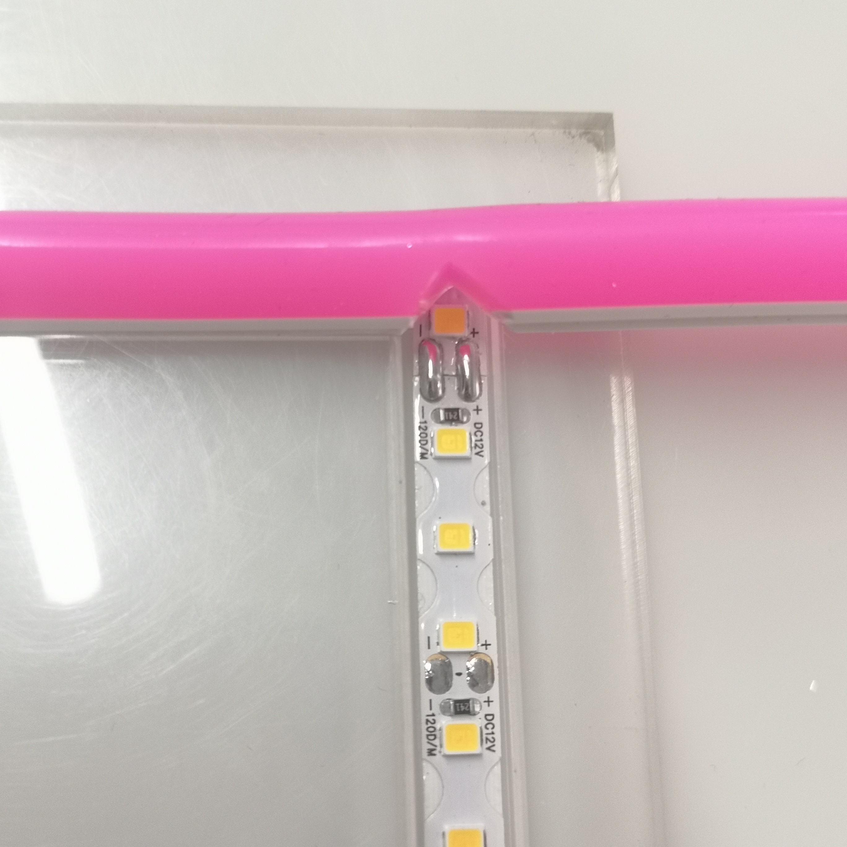 New generation 6mm/8mm/12mm neon flex with 12V led strip for advertising neon signs