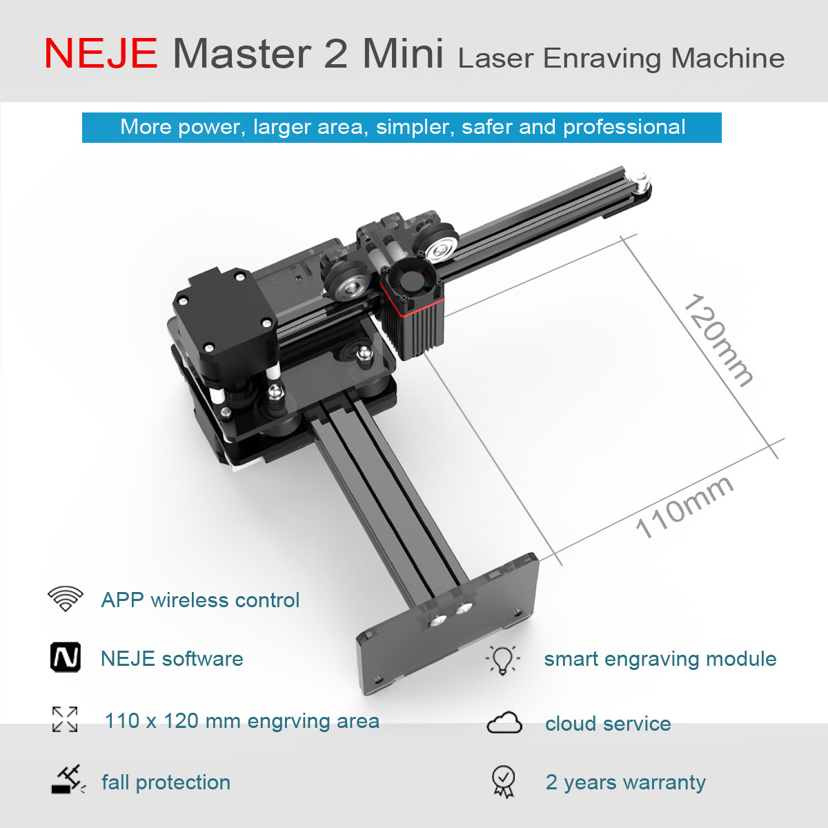 OEM Master 2 mini Hand held Laser Marking Machine Mobile Hand Laser Printer for Plastic Wood Rubber Leather Pipe