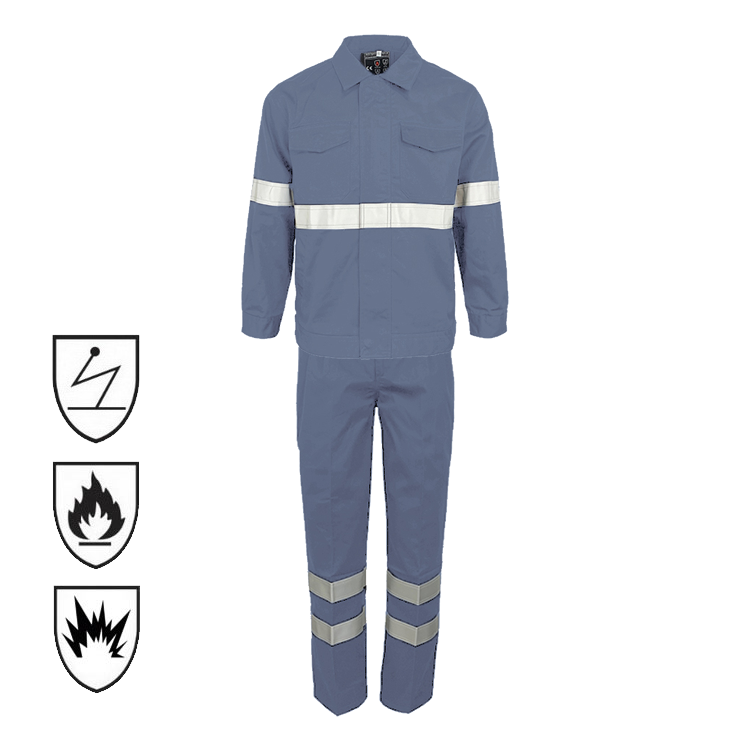 Factory Supply Two Piece Nomex Welder Labor Protective Maintenance Construction Worker Uniform