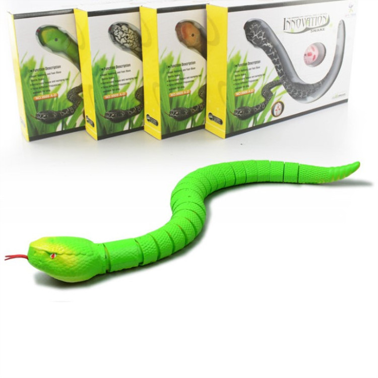 3 Functions Lifelike RC Infrared Remote Control Snake Electronic Toy Snakes