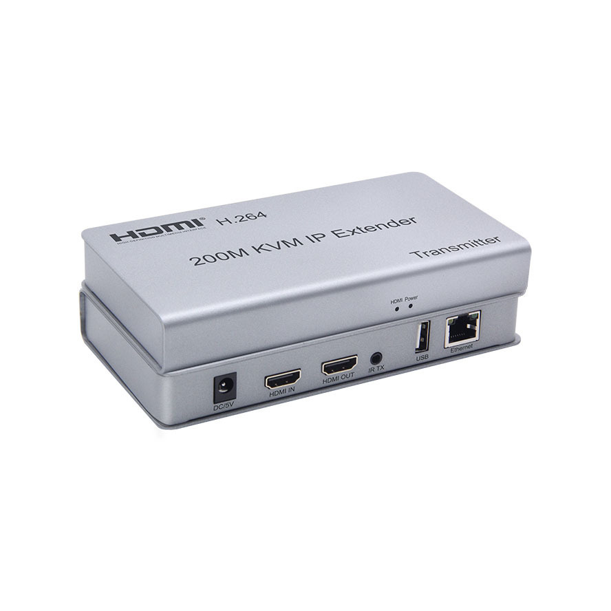 1080p HDMI KVM Extender with IR 200M Video Transmission Function HDMI Extender with USB & KVM