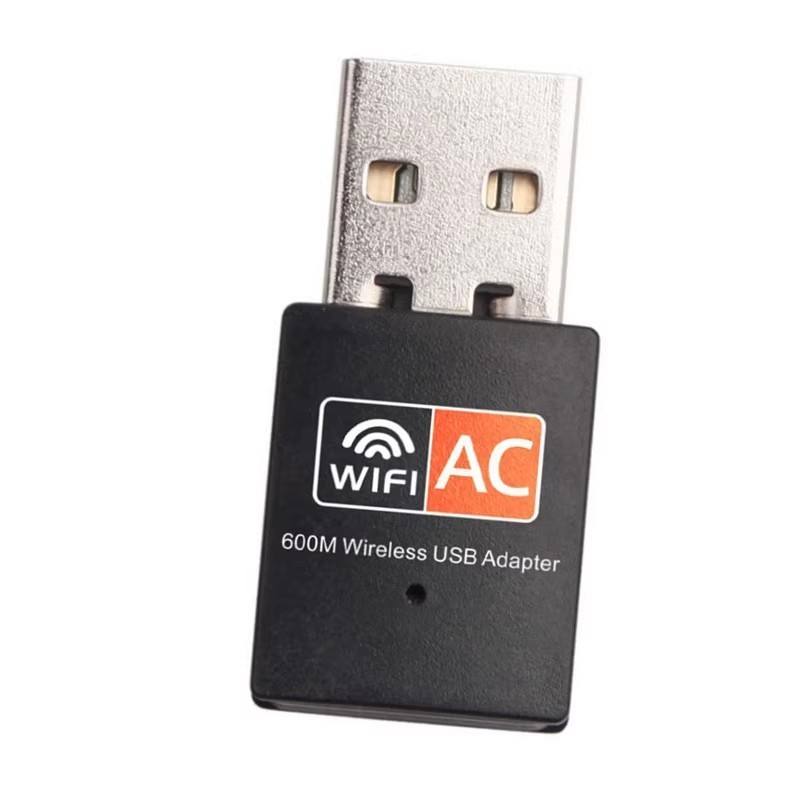 USB Ethernet Receiver External Wireless Wifi  8811 Chipset 600Mbps Dongle with PC Network Card for Laptop Application