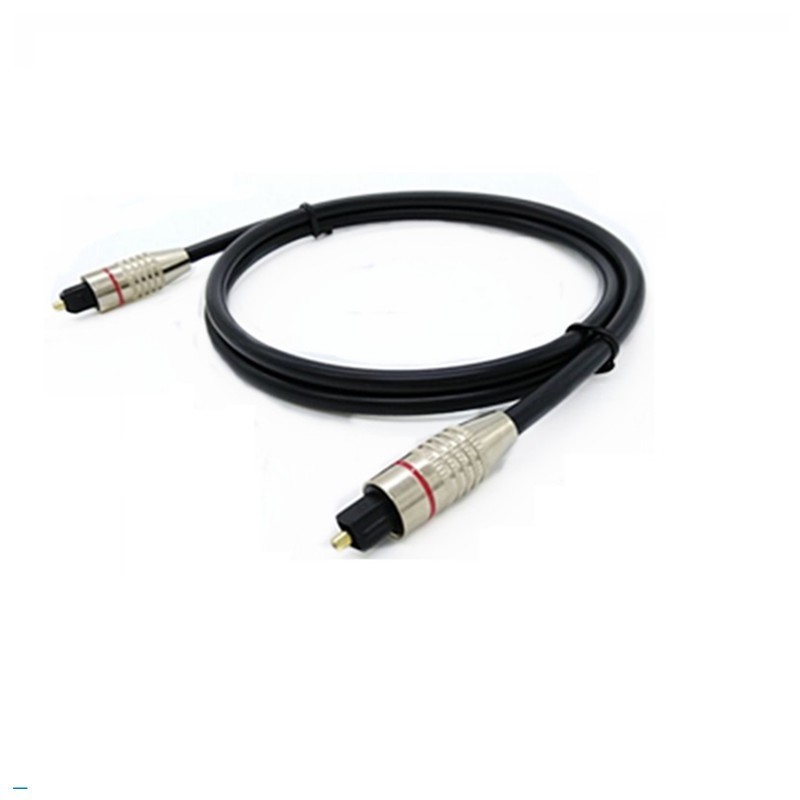 DVI Fiber Audio Decoder Cable Digital SPDIF Square Toslink Optical Fiber Amplifier for DVD Player in Stock