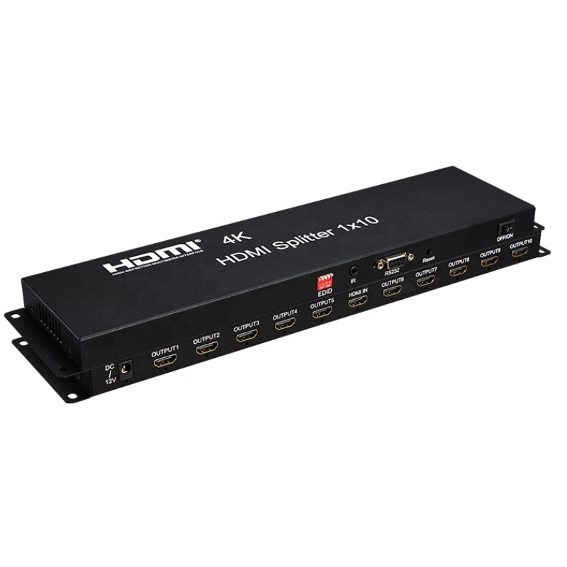 HD distributor one-ten notebook computer set-top box HD video monitor HD output 4KHD video splitter