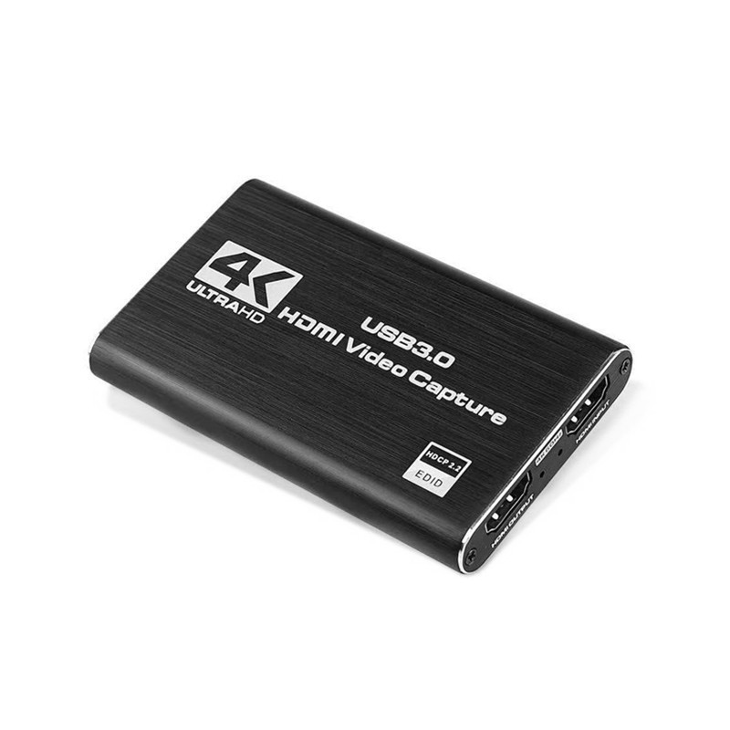 USB 1080P HD Video Capture Card for Mobile Computer Games Live Recording with HD Line Rotation Supports OBS System AVI Format