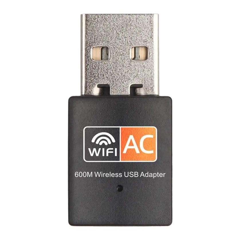 USB Ethernet Receiver External Wireless Wifi  8811 Chipset 600Mbps Dongle with PC Network Card for Laptop Application