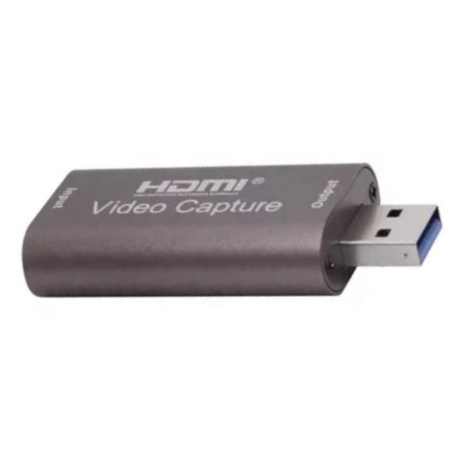 USB 2.0 Video Capture Card for Live Streaming Game Broadcast Recording 4K Monitoring with PS Box