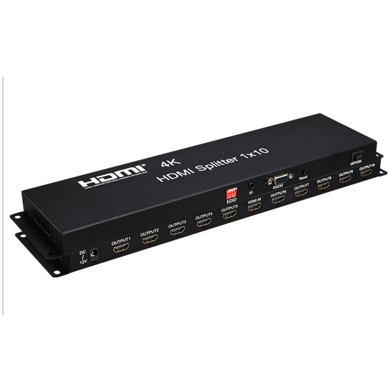 HD distributor one-ten notebook computer set-top box HD video monitor HD output 4KHD video splitter