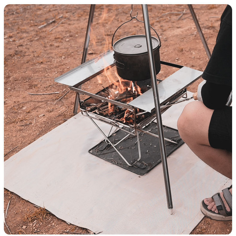 Patio Lawn Outdoor Camping BBQ Protection Insulation Pads Floor Grill Fireproof Fire Pit Mat