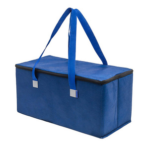 70l foldable cold heated thermo bag non woven large insulated cooler food delivery bag to keep food hot